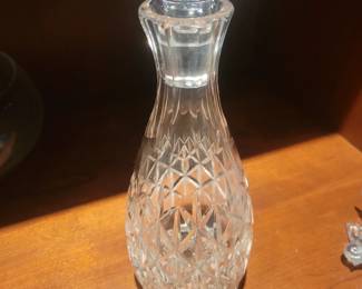 Waterford Limited Crystal Glass Decanter, Hexagonal Stopper ,Alana Pattern 