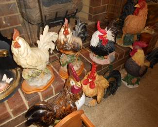 Rooster Figurines