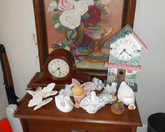 Night Stand with Decor and Painting