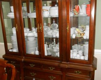 China Cabinet & Dishes