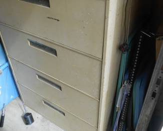 another 4 Drawer metal cabinet