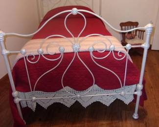 Late 1800's Iron Hospital Bed