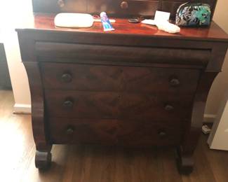 American Empire chest of drawers