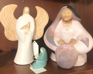 Signed Jack Black Navajo sculptures