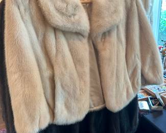 Mink fur coats 