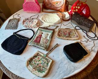 Vintage and antique purses