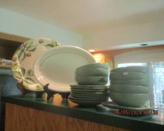 Misc dishes and platters