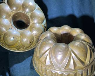 Vintage Copper Bunt Cake Pans