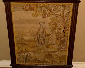 Antique Fireplace Screen