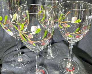 Hand Painted Goblets