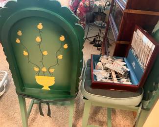 painted chairs