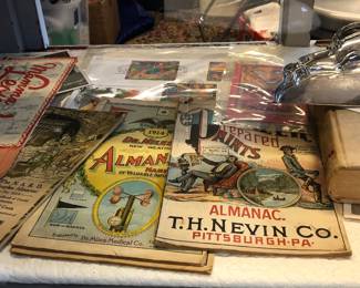 Antique paper items