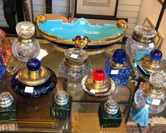 Collection of antique paper weights