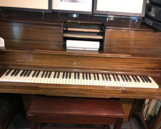 Electric Hardman Duo, player piano, restored and working