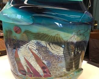 16” Chris Hawthorne Aquarium vase