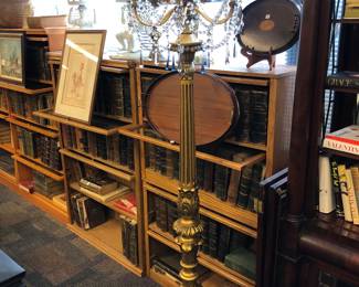 Plaster gilt floor lamp