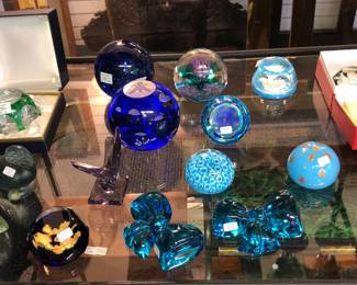 Baccarat paper weights