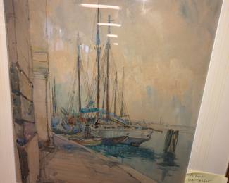 Albert Worcester  watercolor