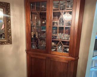 Federal Style Corner Cabinet