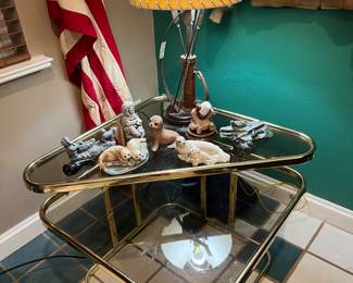 Cool 70’s corner side table