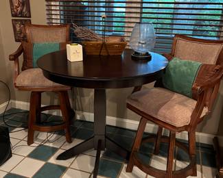 Bistro Table - 2 Bar Stools