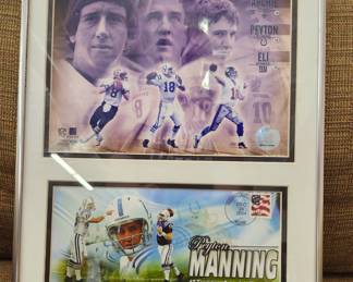 Archie Eli Peyton Manning Generations NFL Photo