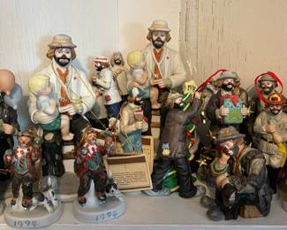 Massive collection of Emmett Kelly Collectibles