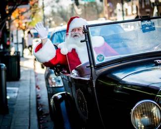 Santa Clause in the parade