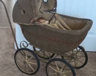 Vintage doll stroller