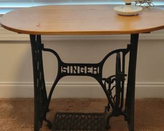Cast iron Singer sewing machine table