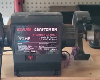 Craftsman bench grinder