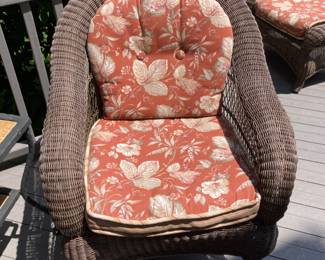 1 of 2 Outdoor Conversation/Arm Chairs