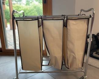 Three Section Laundry Hamper