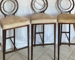 Three Bar Height Stools