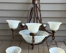 5 Light Hanging Light Fixture