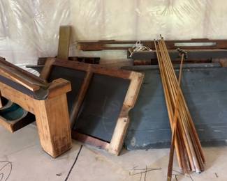 Disassembled Full Pool Table