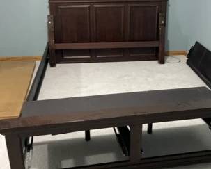 Queen Bed Frame Purple Mattress