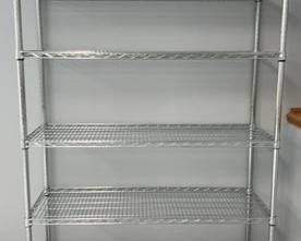 Metal Shelving Unit On Wheels