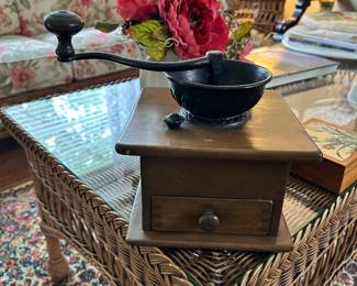 vintage coffee grinder 
