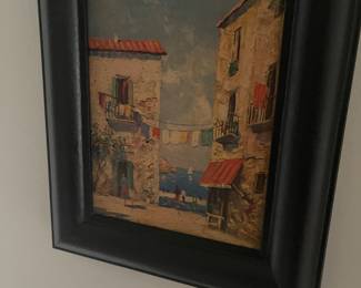 Colorful framed art