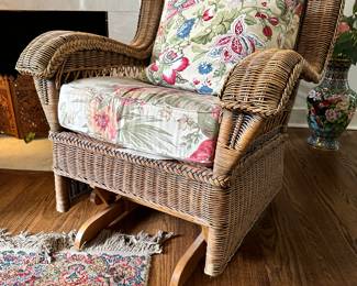 Bassett wicker rocker 