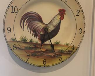 Rooster clock