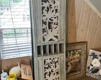 vintage panel room divider 