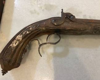 Vintage flint lock gun