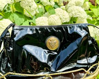 SOLD Gucci “Go-Out” Patent Leather Wristlet Clutch - 16x3x7 