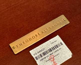 SOLD Wooden serving tray by Theodore Alexander (similar sells for $996) - yours for  - 32x18.5x6