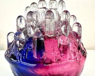  Vintage Kosta Boda Candle Holder - signed by Goran Warff $1150