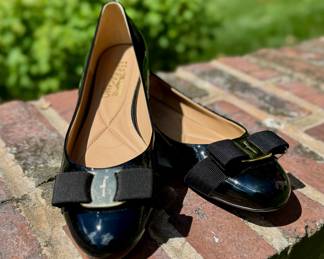 SOLD Ferragamo ballet flats  - size 7.5 - (similar sells $477 - 800) 