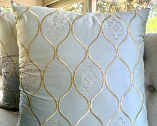 Custom Silk Pillow  20x20 (4 available) - $80 each