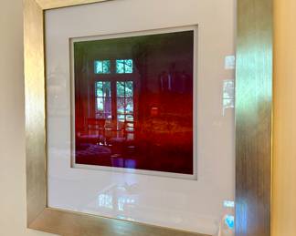 SOLD Signed giclee print by Bulter of “Open Field II “(green sky) - - 30x32